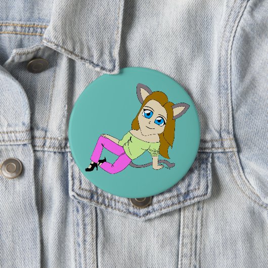Chibi-Mädchen Button (Beispiel)