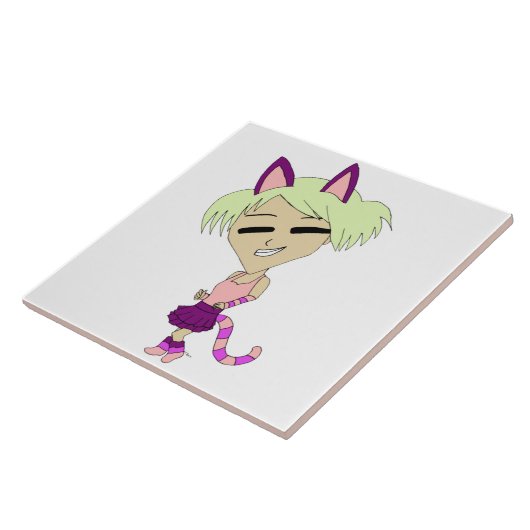 Chibi-Mädchen Fliese (Seite)