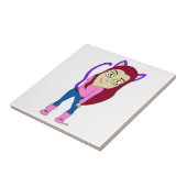 Chibi-Mädchen Fliese (Seite)