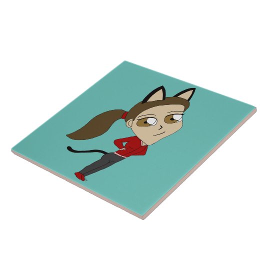 Chibi-Mädchen Fliese (Seite)