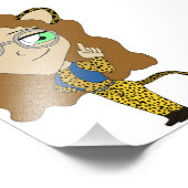 Chibi-Mädchen Fotodruck (Ecke)