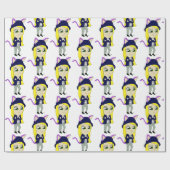 Chibi-Mädchen Geschenkpapier (Flach)