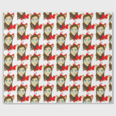 Chibi-Mädchen Geschenkpapier (Flach)