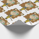 Chibi-Mädchen Geschenkpapier (Ecke)