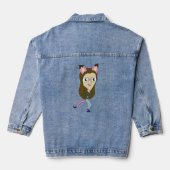 Chibi-Mädchen Jeansjacke (Rückseite)