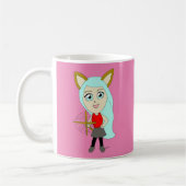 Chibi-Mädchen Kaffeetasse (Links)