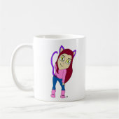 Chibi-Mädchen Kaffeetasse (Links)