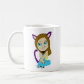 Chibi-Mädchen Kaffeetasse (Links)