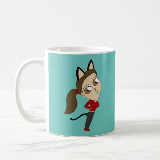Chibi-Mädchen Kaffeetasse (Links)