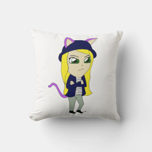 Chibi-Mädchen Kissen