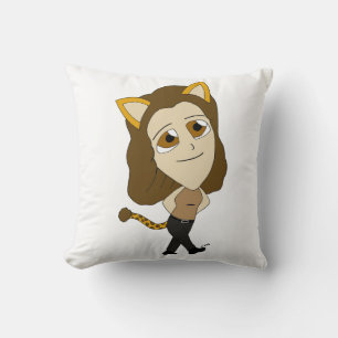 Chibi-Mädchen Kissen