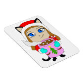 Chibi-Mädchen Magnet (Rechte Seite)