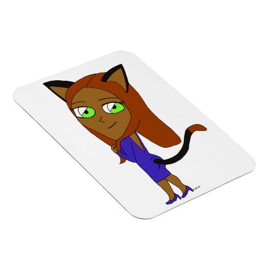 Chibi-Mädchen Magnet (Rechte Seite)