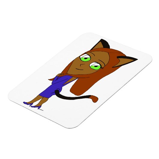 Chibi-Mädchen Magnet (Linke Seite)