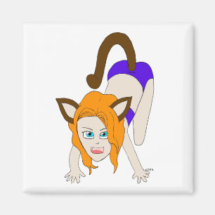 Chibi-Mädchen Magnet