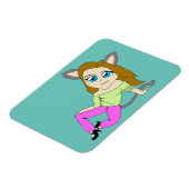 Chibi-Mädchen Magnet (Linke Seite)