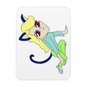 Chibi-Mädchen Magnet (Vertikal)