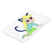Chibi-Mädchen Magnet (Linke Seite)
