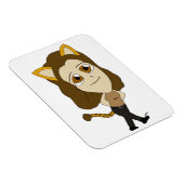 Chibi-Mädchen Magnet (Rechte Seite)