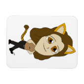 Chibi-Mädchen Magnet (Horizontal)