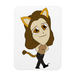 Chibi-Mädchen Magnet