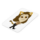 Chibi-Mädchen Magnet (Linke Seite)