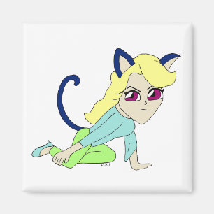 Chibi-Mädchen Magnet