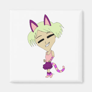 Chibi-Mädchen Magnet