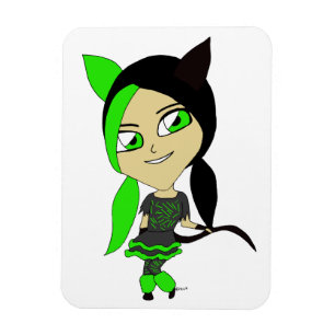 Chibi-Mädchen Magnet