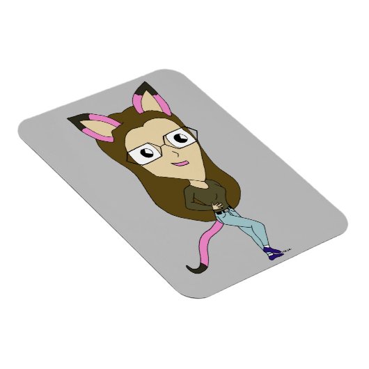 Chibi-Mädchen Magnet (Rechte Seite)
