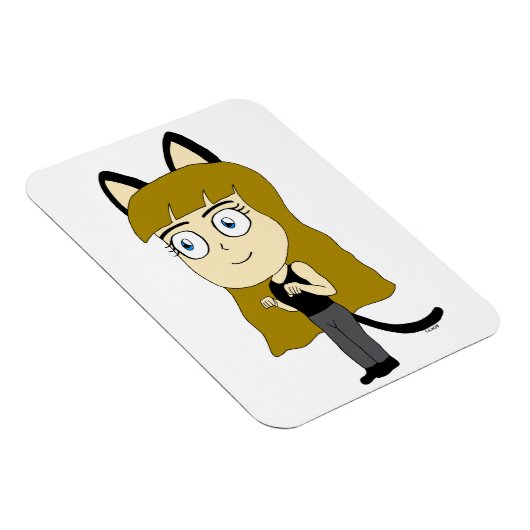 Chibi-Mädchen Magnet (Rechte Seite)