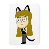 Chibi-Mädchen Magnet (Vertikal)