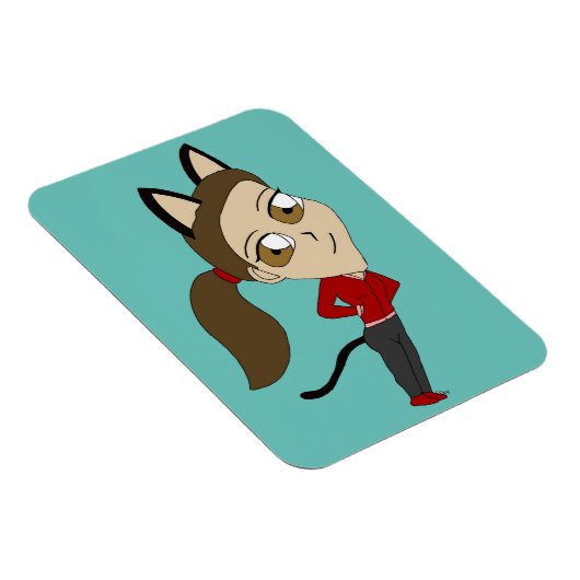 Chibi-Mädchen Magnet (Rechte Seite)