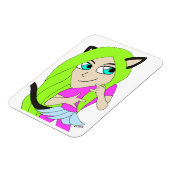 Chibi-Mädchen Magnet (Linke Seite)