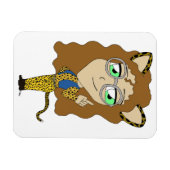 Chibi-Mädchen Magnet (Horizontal)