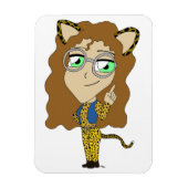 Chibi-Mädchen Magnet (Vertikal)