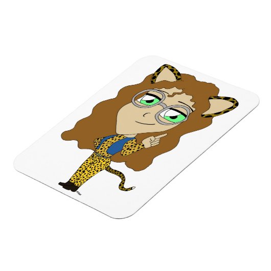 Chibi-Mädchen Magnet (Linke Seite)