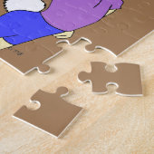 Chibi-Mädchen mit einem Hasenschwanz Knopf Puzzle (Seite)