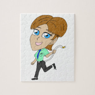 Chibi-Mädchen mit einem Schwanz Puzzle