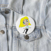 Chibi-Mädchen mit Schwanz Button (Beispiel)