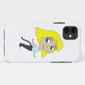 Chibi-Mädchen mit Schwanz Case-Mate iPhone Hülle (Rückseite (Horizontal))
