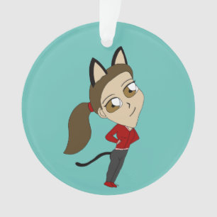 Chibi-Mädchen Ornament