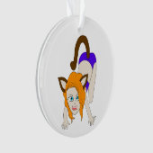 Chibi-Mädchen Ornament (Vorderseite)