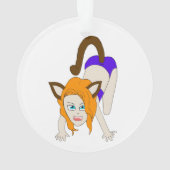 Chibi-Mädchen Ornament (Rückseite)