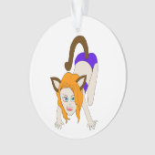 Chibi-Mädchen Ornament (Vorderseite)