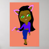 Chibi-Mädchen Poster (Vorne)