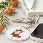 Chibi-Mädchen Schlüsselanhänger (Vorderseite rechts)