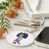 Chibi-Mädchen Schlüsselanhänger (Vorderseite rechts)