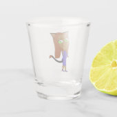 Chibi-Mädchen Schnapsglas (Rückseite)