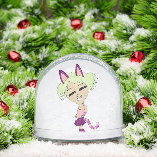 Chibi-Mädchen Schneekugeln (Weihnachten)